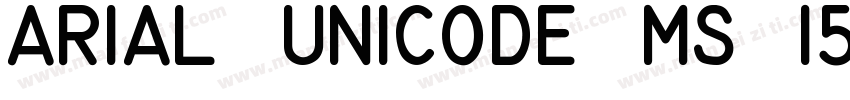 Arial Unicode MS 1579字体转换